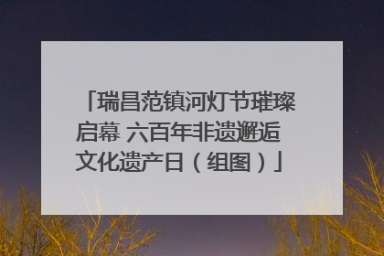 瑞昌范镇河灯节璀璨启幕 六百年非遗邂逅文化遗产日（组图）
