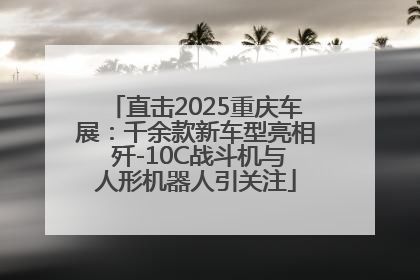 直击2025重庆车展：千余款新车型亮相 歼-10C战斗机与人形机器人引关注