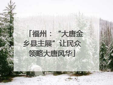 福州：“大唐金乡县主展”让民众领略大唐风华
