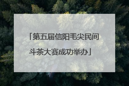 第五届信阳毛尖民间斗茶大赛成功举办