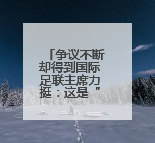 争议不断却得到国际足联主席力挺：这是“真正的世界杯”