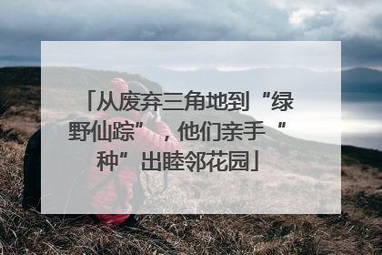 从废弃三角地到“绿野仙踪”，他们亲手“种”出睦邻花园
