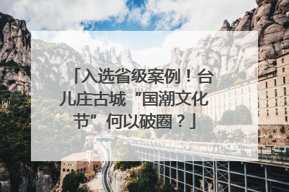 入选省级案例！台儿庄古城“国潮文化节”何以破圈？