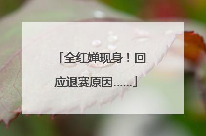 全红婵现身！回应退赛原因……