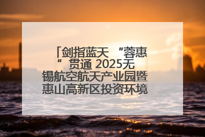 剑指蓝天 “蓉惠”贯通 2025无锡航空航天产业园暨惠山高新区投资环境推介会在成都举行