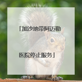 加沙地带阿迈勒医院停止服务