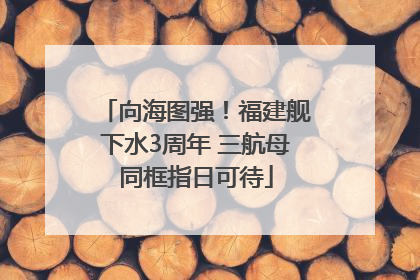 向海图强！福建舰下水3周年 三航母同框指日可待