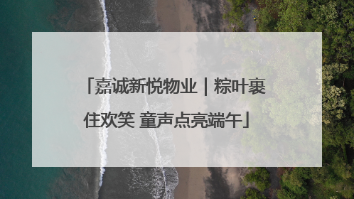 嘉诚新悦物业｜粽叶裹住欢笑 童声点亮端午