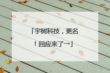 宇树科技，更名！回应来了→