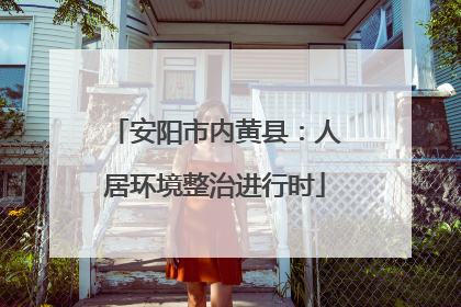 安阳市内黄县：人居环境整治进行时