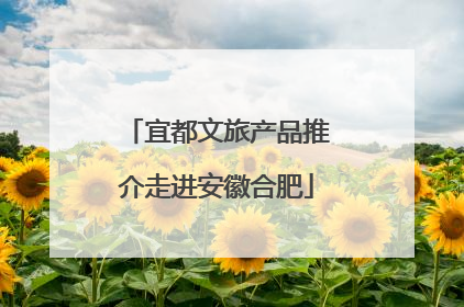 宜都文旅产品推介走进安徽合肥
