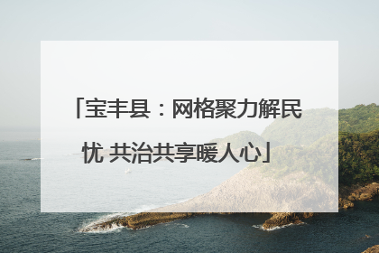 宝丰县：网格聚力解民忧 共治共享暖人心