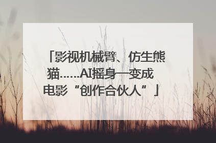 影视机械臂、仿生熊猫……AI摇身一变成电影“创作合伙人”