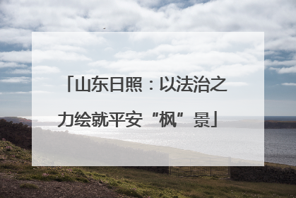 山东日照：以法治之力绘就平安“枫”景
