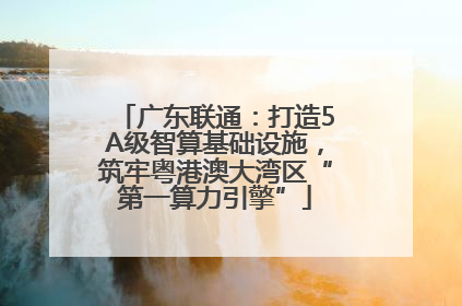 广东联通：打造5A级智算基础设施，筑牢粤港澳大湾区“第一算力引擎”