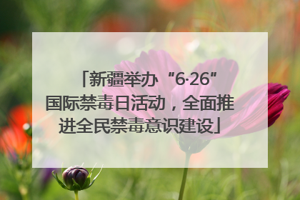 新疆举办“6·26”国际禁毒日活动，全面推进全民禁毒意识建设