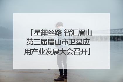 星耀丝路 智汇眉山 第三届眉山市卫星应用产业发展大会召开