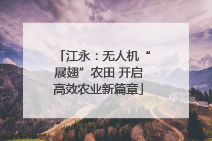 江永：无人机“展翅”农田 开启高效农业新篇章