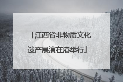 江西省非物质文化遗产展演在港举行