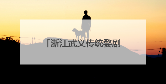 浙江武义传统婺剧送戏下乡 丰富乡村百姓夏日文化生活