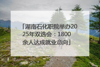湖南石化职院举办2025年双选会：1800余人达成就业意向