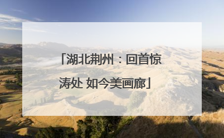湖北荆州：回首惊涛处 如今美画廊