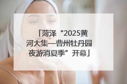 菏泽“2025黄河大集—曹州牡丹园夜游消夏季”开幕