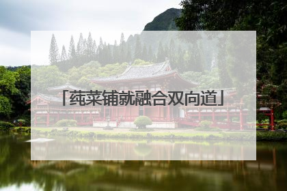 莼菜铺就融合双向道