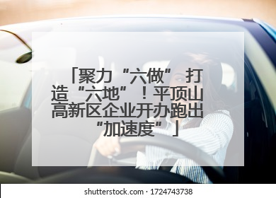 聚力“六做” 打造“六地”！平顶山高新区企业开办跑出“加速度”