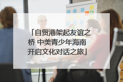 自贸港架起友谊之桥 中美青少年海南开启文化对话之旅