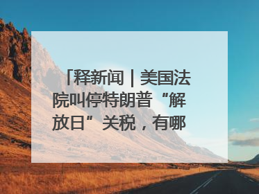 释新闻｜美国法院叫停特朗普“解放日”关税，有哪些看点？