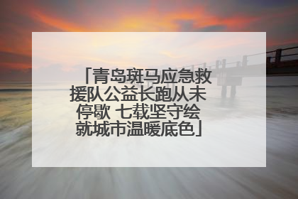 青岛斑马应急救援队公益长跑从未停歇 七载坚守绘就城市温暖底色
