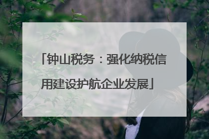 钟山税务：强化纳税信用建设护航企业发展