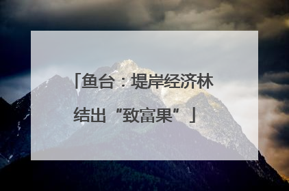 鱼台：堤岸经济林结出“致富果”