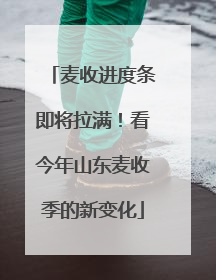 麦收进度条即将拉满！看今年山东麦收季的新变化