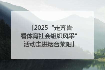 2025“走齐鲁·看体育社会组织风采”活动走进烟台莱阳
