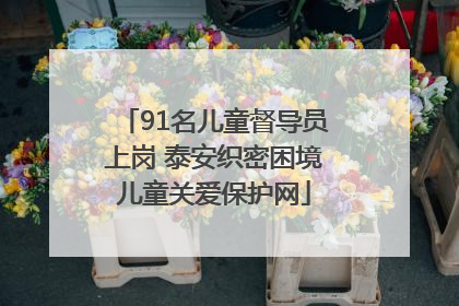 91名儿童督导员上岗 泰安织密困境儿童关爱保护网