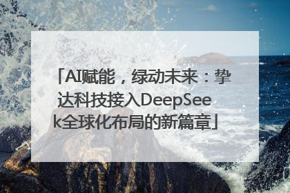 AI赋能，绿动未来：挚达科技接入DeepSeek全球化布局的新篇章