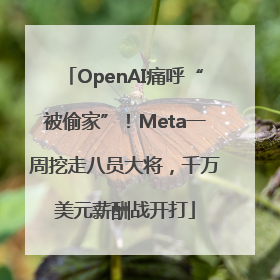 OpenAI痛呼“被偷家”！Meta一周挖走八员大将，千万美元薪酬战开打